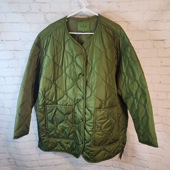 Women's Blank NYC button-down puffer jacket, size 3X - Picture 1 of 4